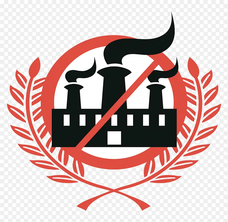 禁止废气排放标志