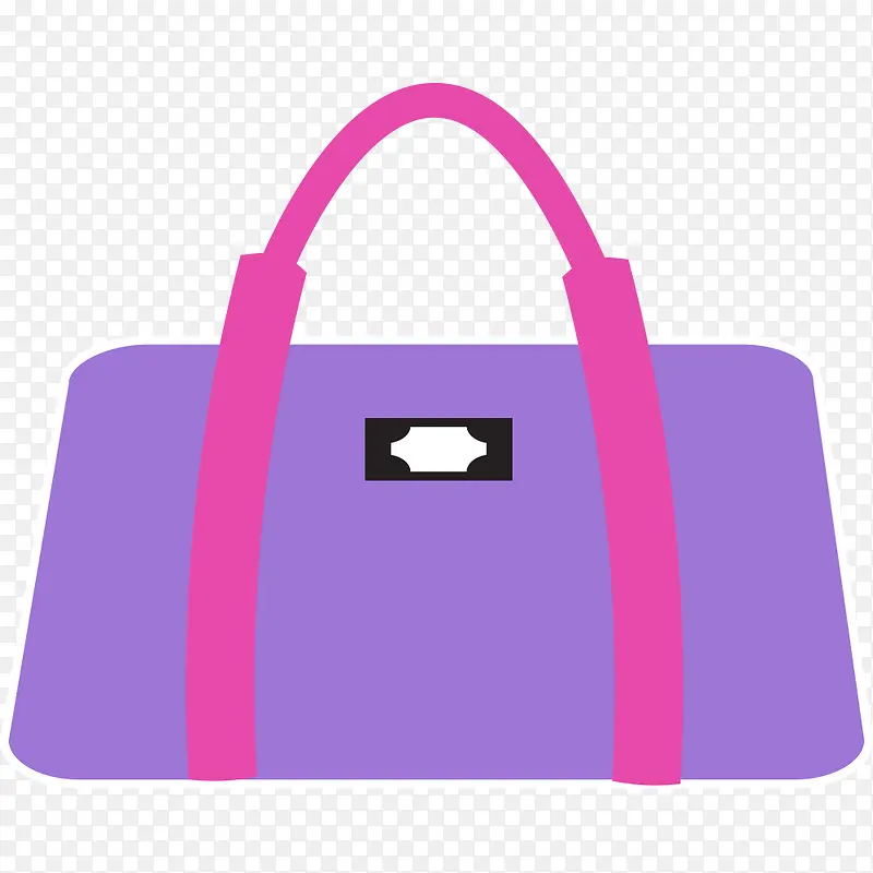 紫色行李包