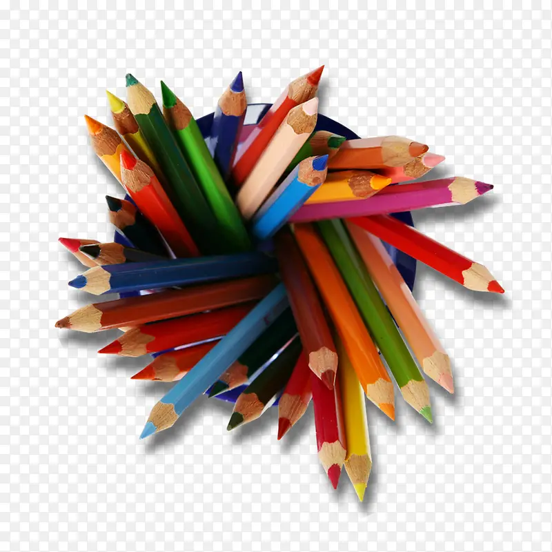 彩色颜料笔免抠素材