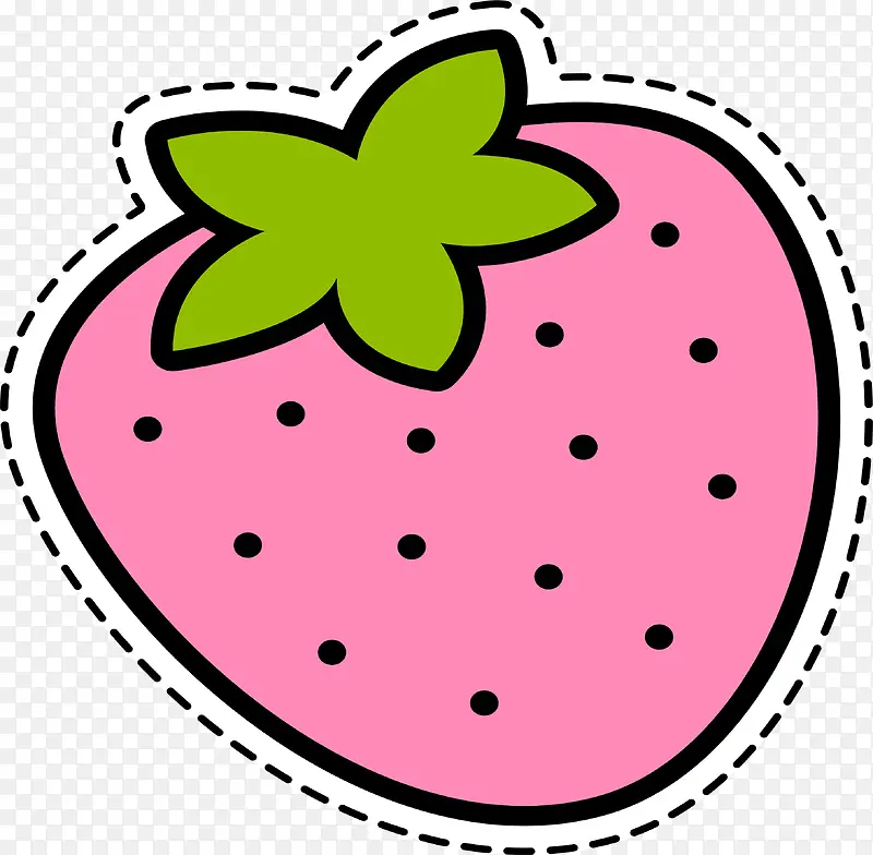 草莓装饰图案