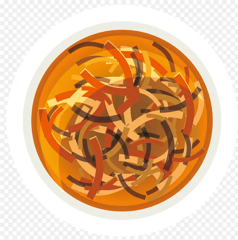 一份黄色的食物
