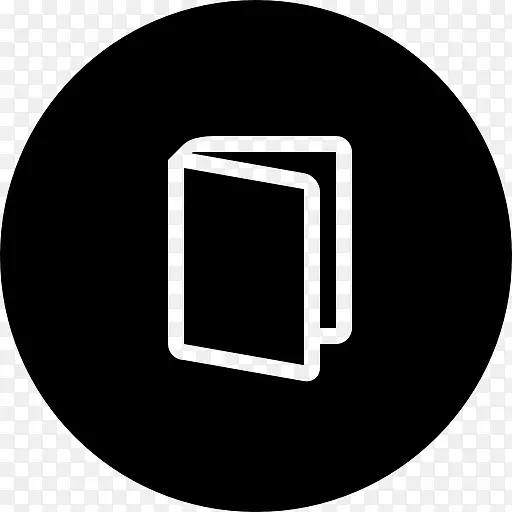 本书的大纲符号在黑色的圆形按钮图标