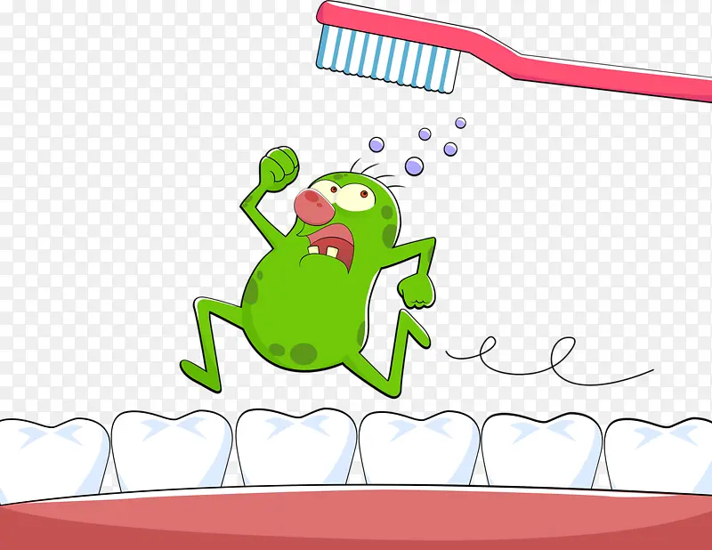 刷牙减少细菌