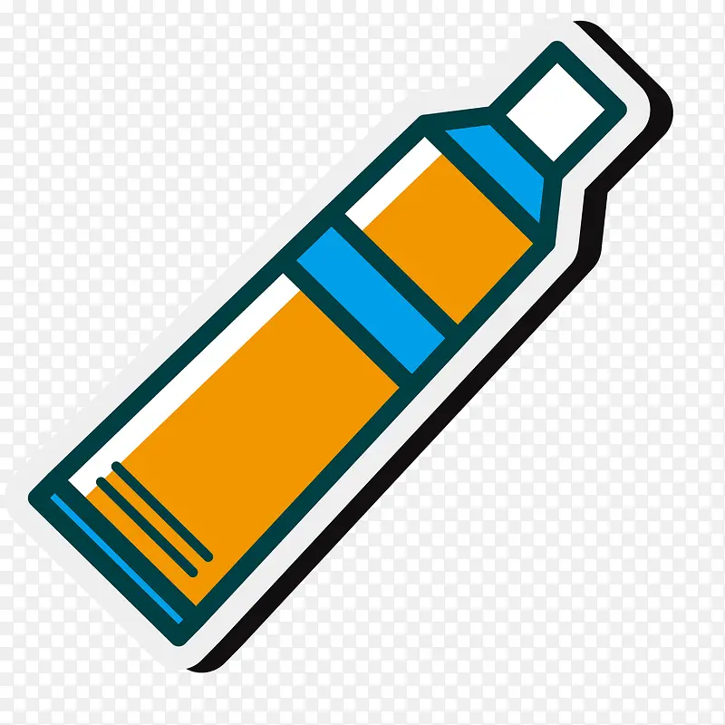 矢量日用品牙膏