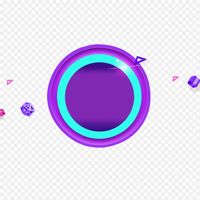 紫色圆环