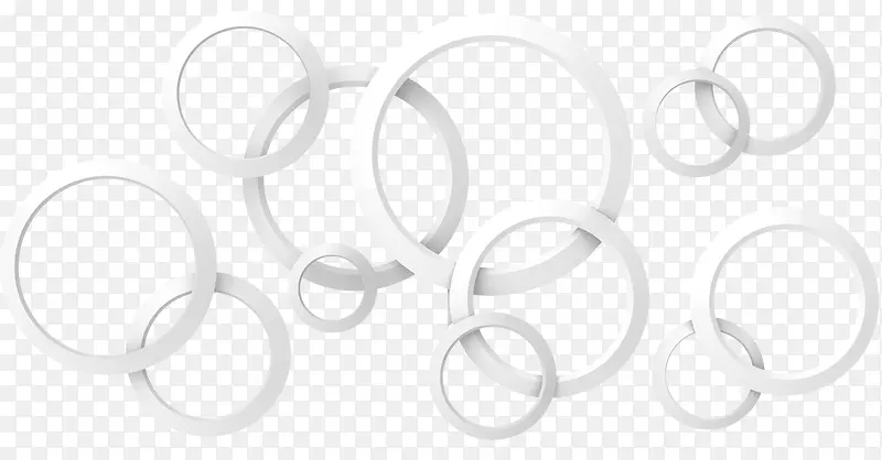 科技立体装饰圆环素材