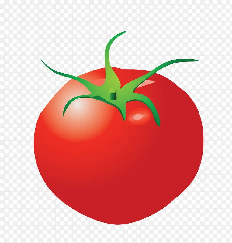 一颗红色西红柿