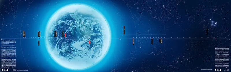 地球星空唯美海报背景