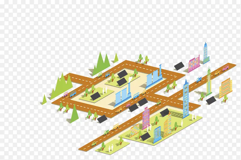 棕色公路