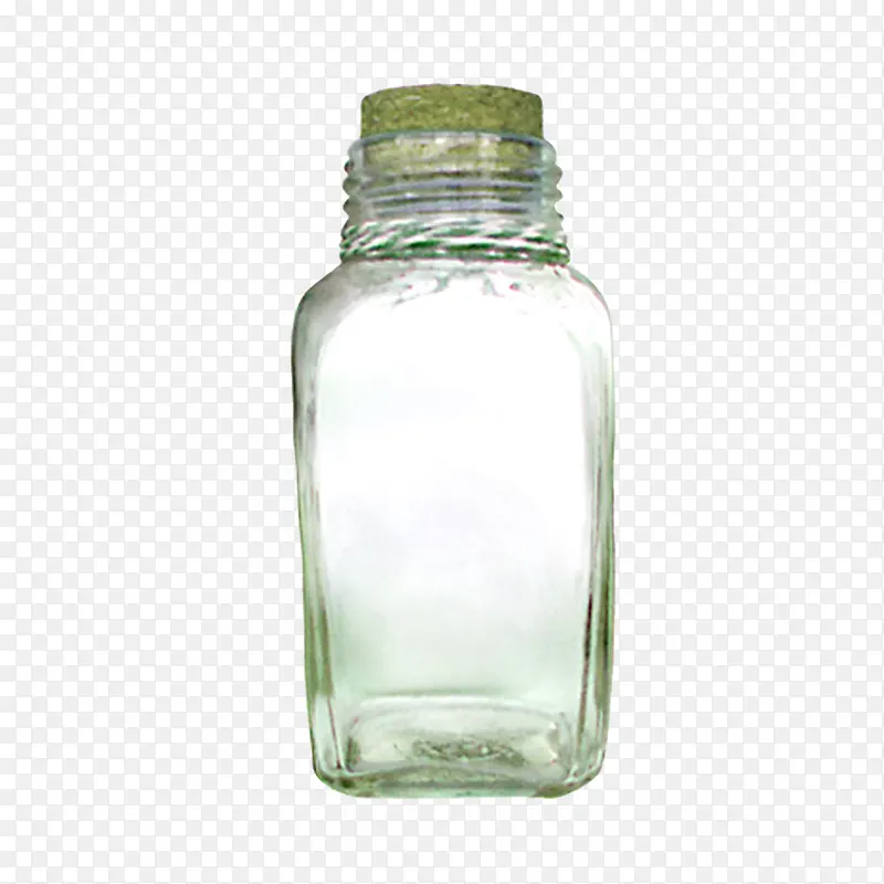 透明玻璃瓶免抠素材