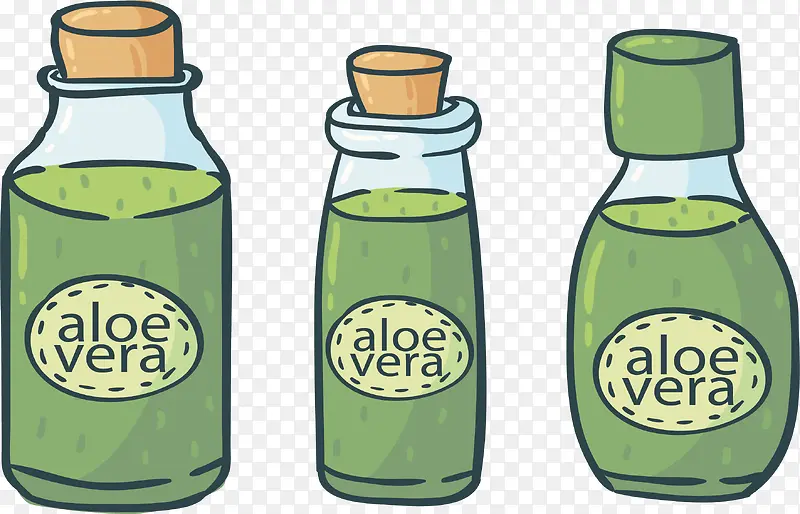 绿色瓶子调味品