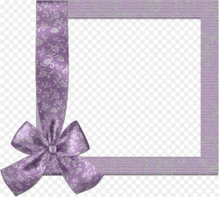 纸质紫色边框相框
