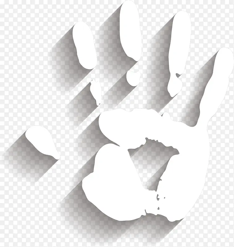 矢量商务手印