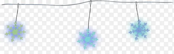 蓝色雪花素材游戏图标