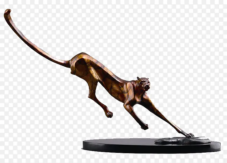 豹子雕塑
