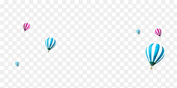 降落伞气球元素