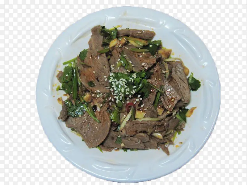 美食凉拌牛肉