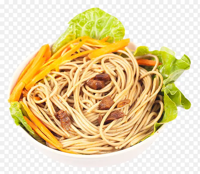 牛肉素炒面