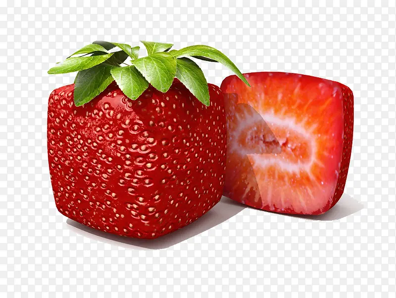 创意水果方形草莓