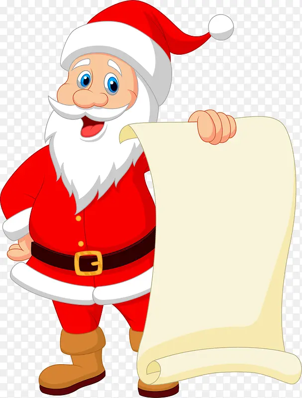 圣诞老人和一张微黄的纸