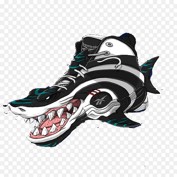 鲨鱼篮球鞋
