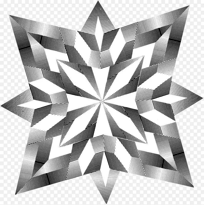 不规则四角星设计