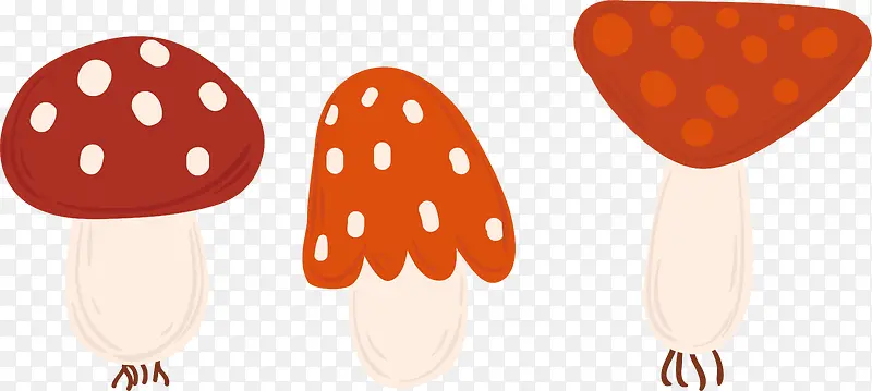 秋天的野蘑菇