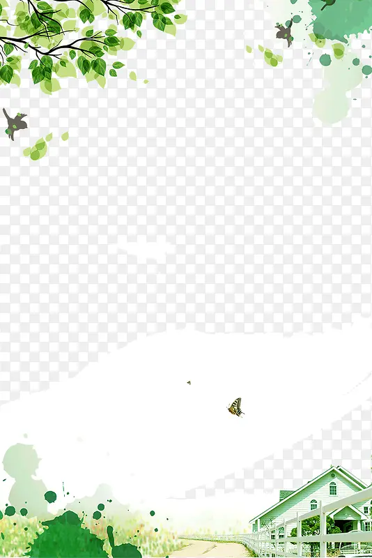绿色边框