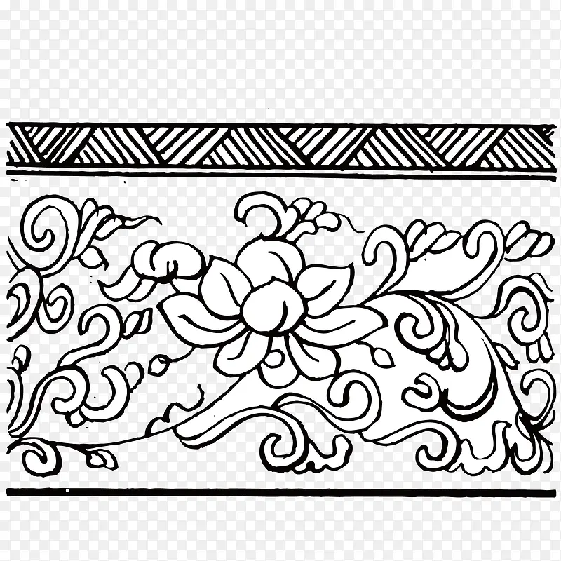 陶瓷装饰传统花纹
