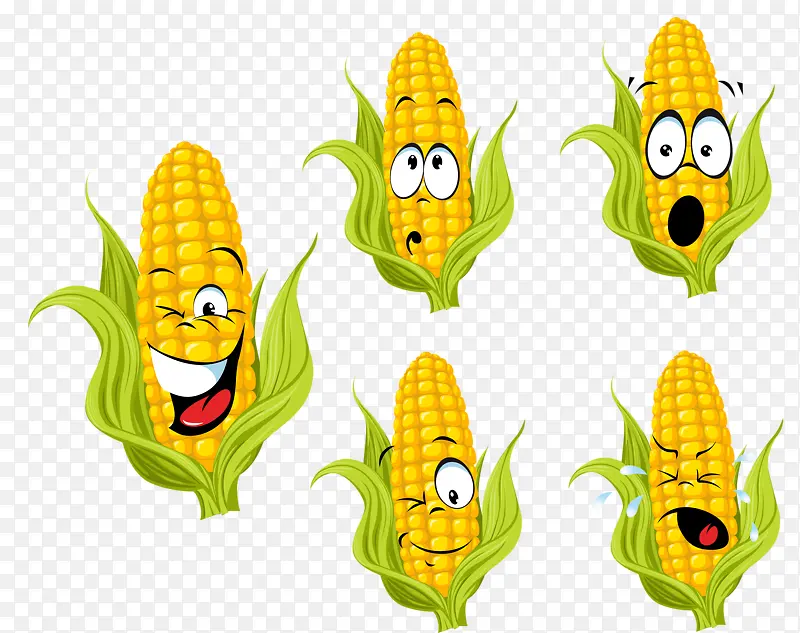 卡通玉米表情包