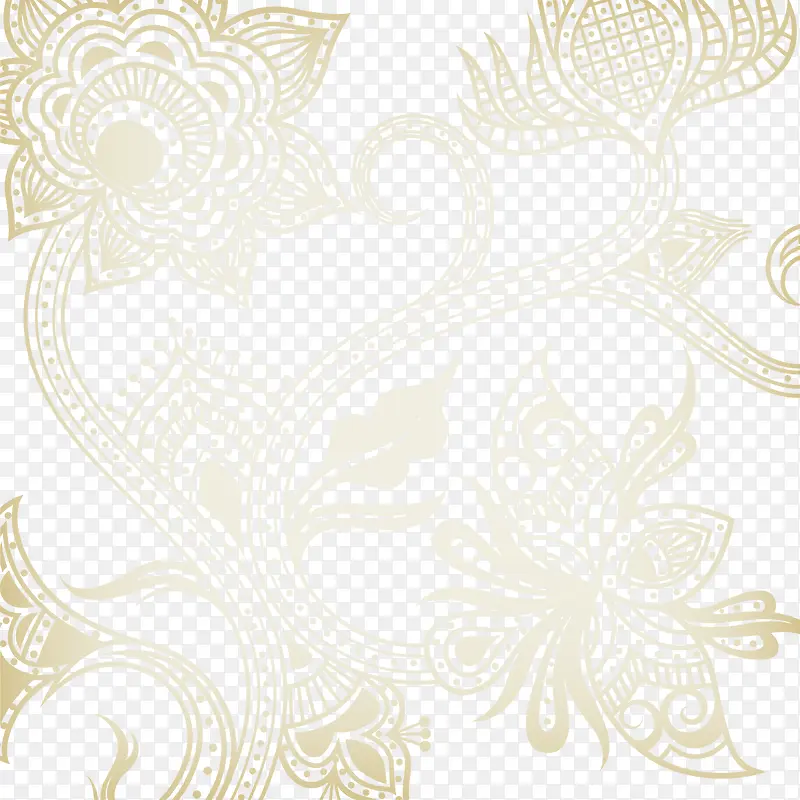 金色植物背景