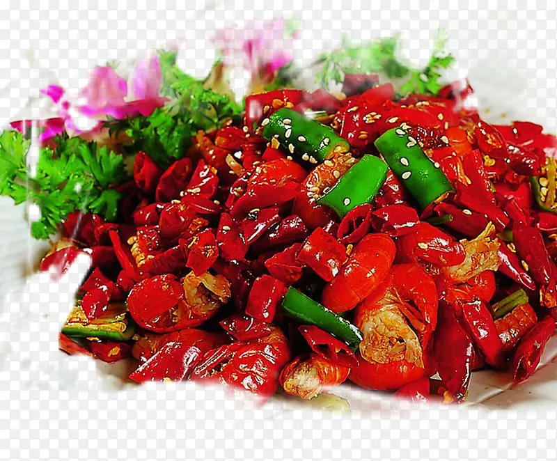 红椒炒大虾