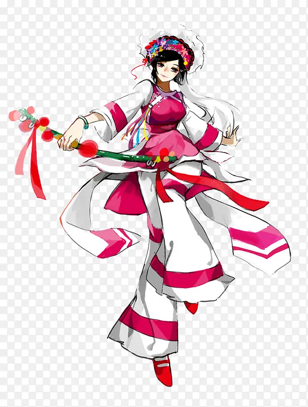 白族的美女