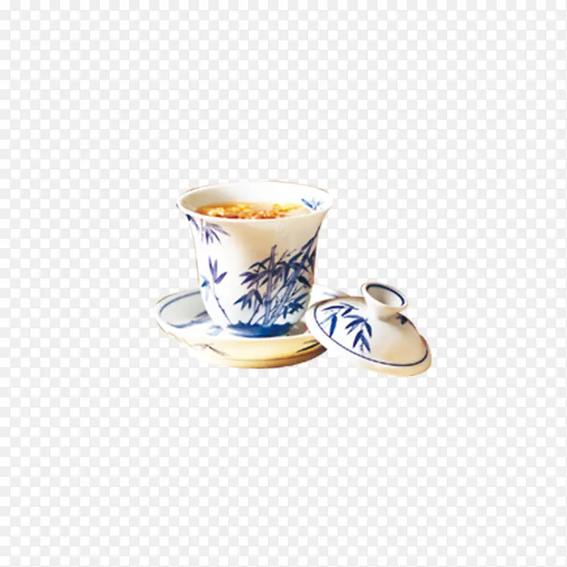 简单的茶具图案