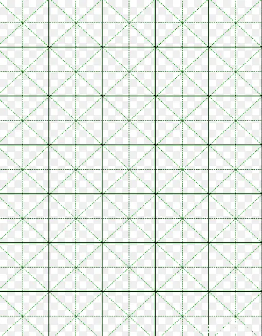 绿色米字格