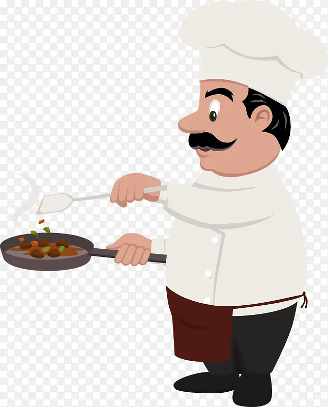 卡通人物厨师