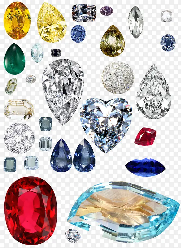很多钻石