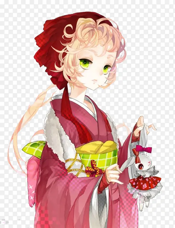 卡通立绘日本妖异女子