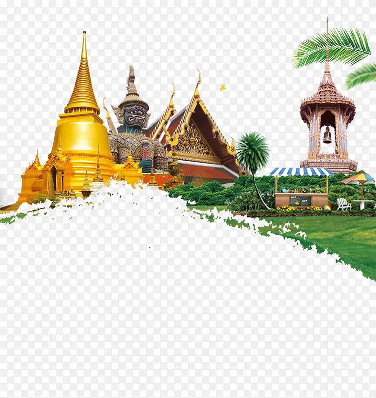 泰国风景佛像佛塔