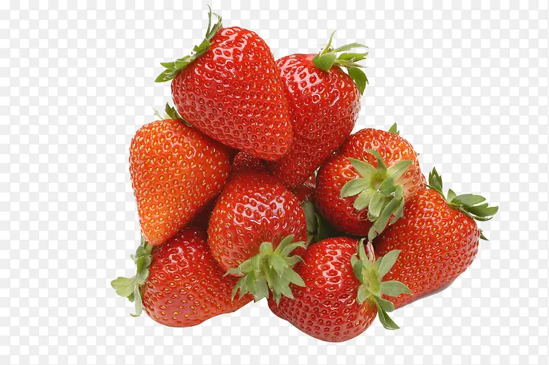 一堆草莓