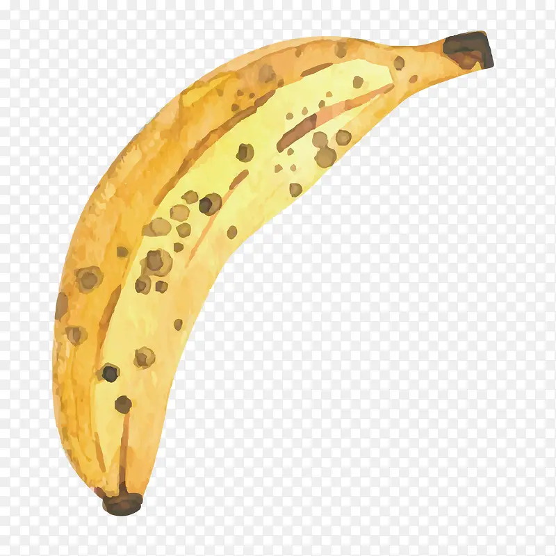 卡通手绘水果装饰海报设计香蕉