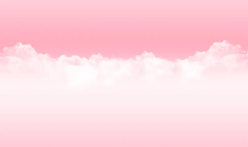 粉红色白云真浪漫