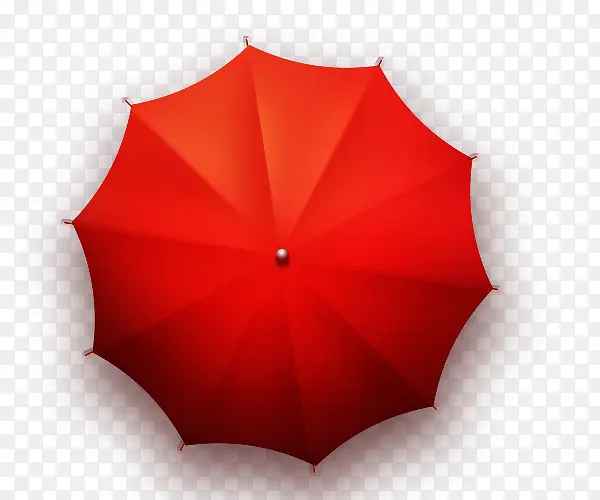 红色晴雨伞