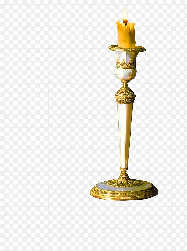 金色蜡烛烛台