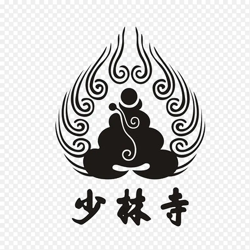 简约佛logo