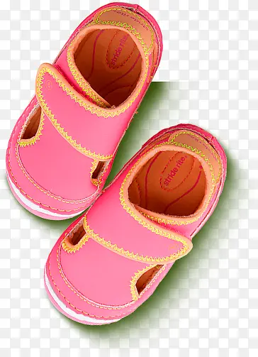 粉色可爱女童凉鞋