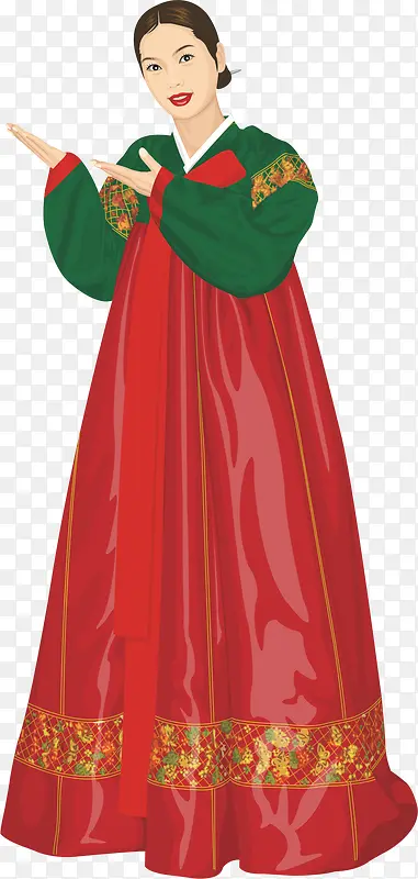 穿着韩服的人