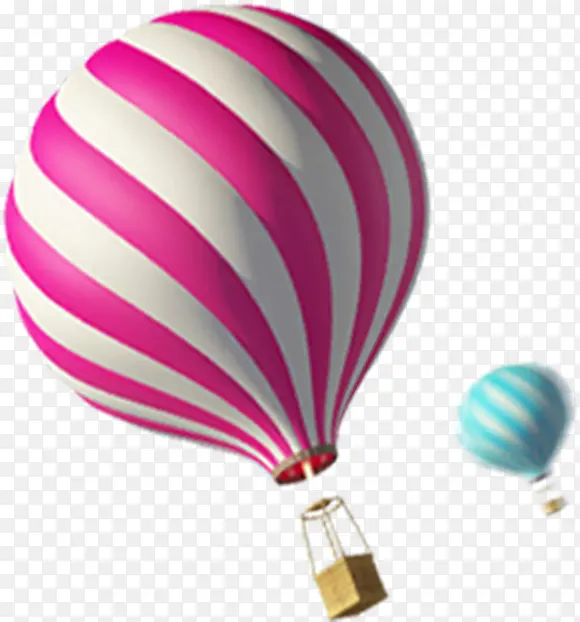 条纹马卡龙颜色气球效果设计