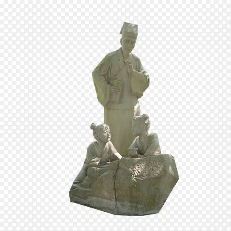 王阳明石像