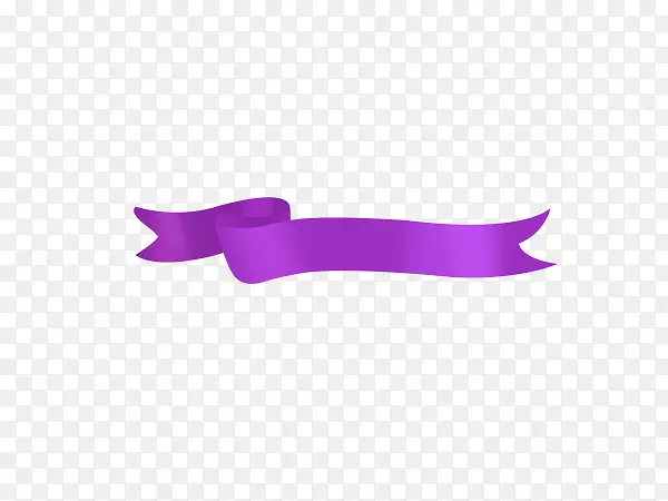 唯美紫色丝带边框